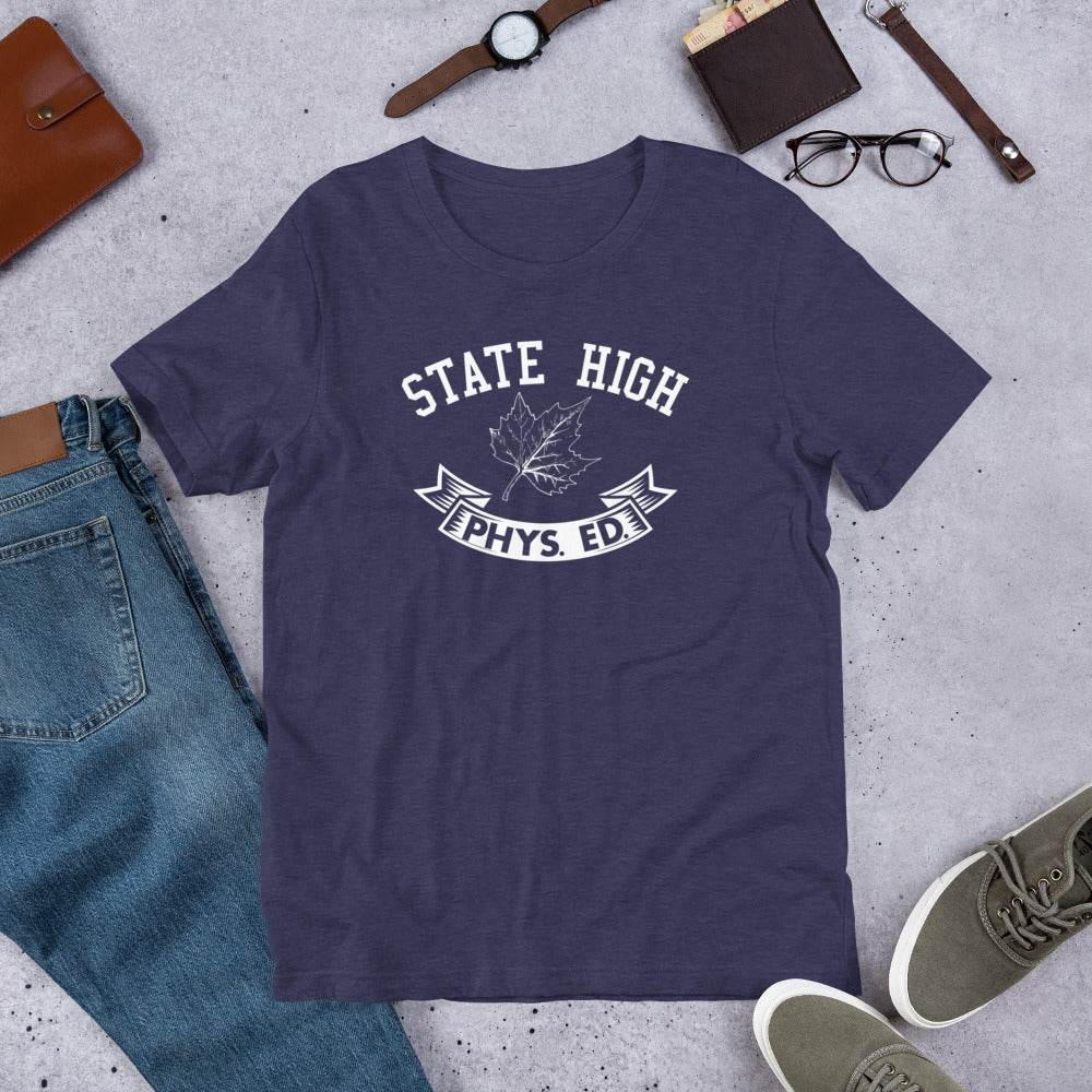 State High Sycamores (ISU Laboratory School) - Phys. Ed.  -  Unisex t-shirt - EdgyHaute