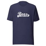 Honey Creek MS Bees - Banner (white) - Short-Sleeve Unisex T-Shirt - EdgyHaute