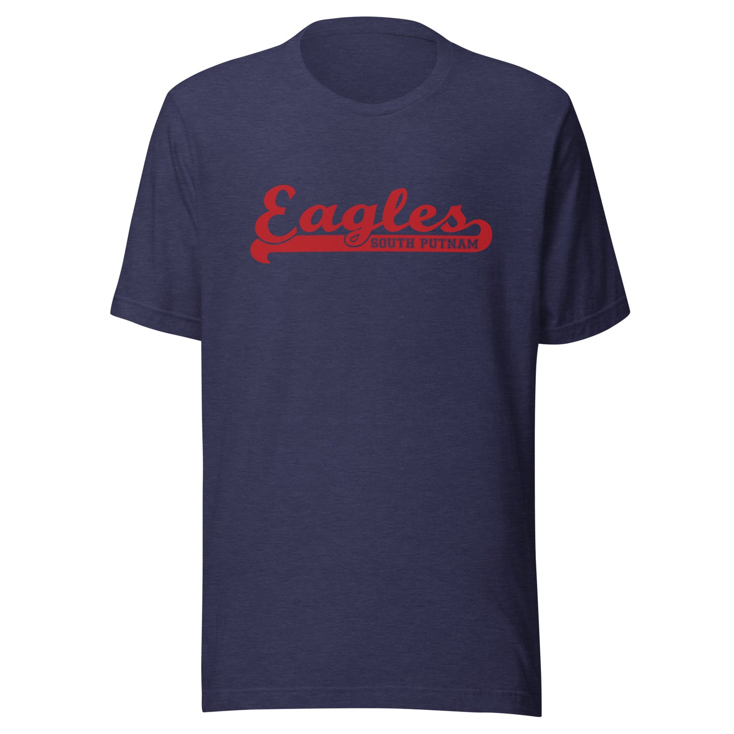 South Putnam MS/HS Eagles - Banner (red) - Short-Sleeve Unisex T-Shirt - EdgyHaute