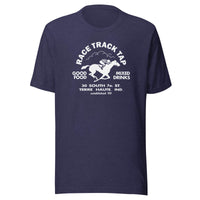 Race Track Tap (white) - Terre Haute Indiana - Short-Sleeve Unisex T-Shirt - EdgyHaute