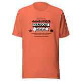 Hamburger Handout Drive-In (black/white) - Terre Haute Indiana - Short-Sleeve Unisex T-Shirt - EdgyHaute