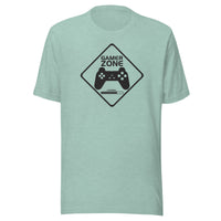 Gamer Zone (black) - Short-Sleeve Unisex T-Shirt - EdgyHaute