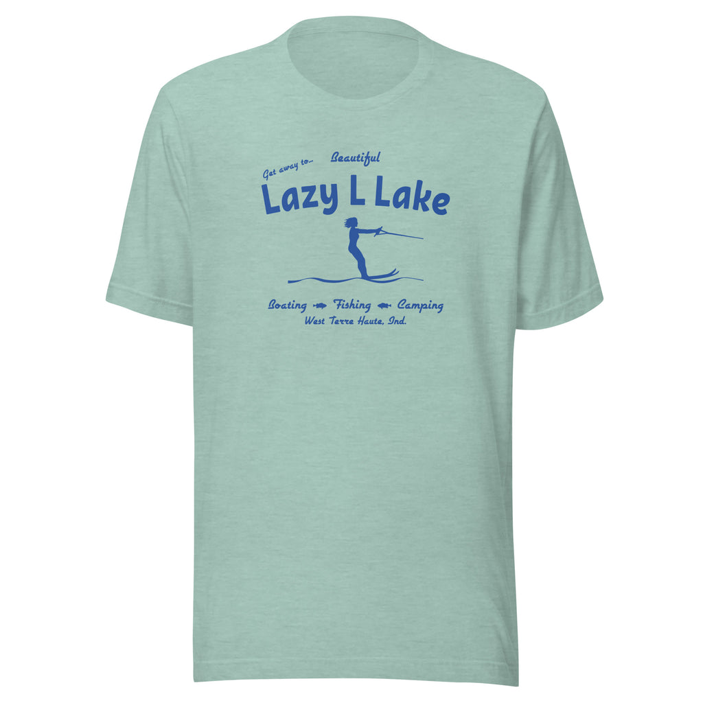 Lazy L Lake - West Terre Haute Indiana - Short-Sleeve Unisex T-Shirt - EdgyHaute