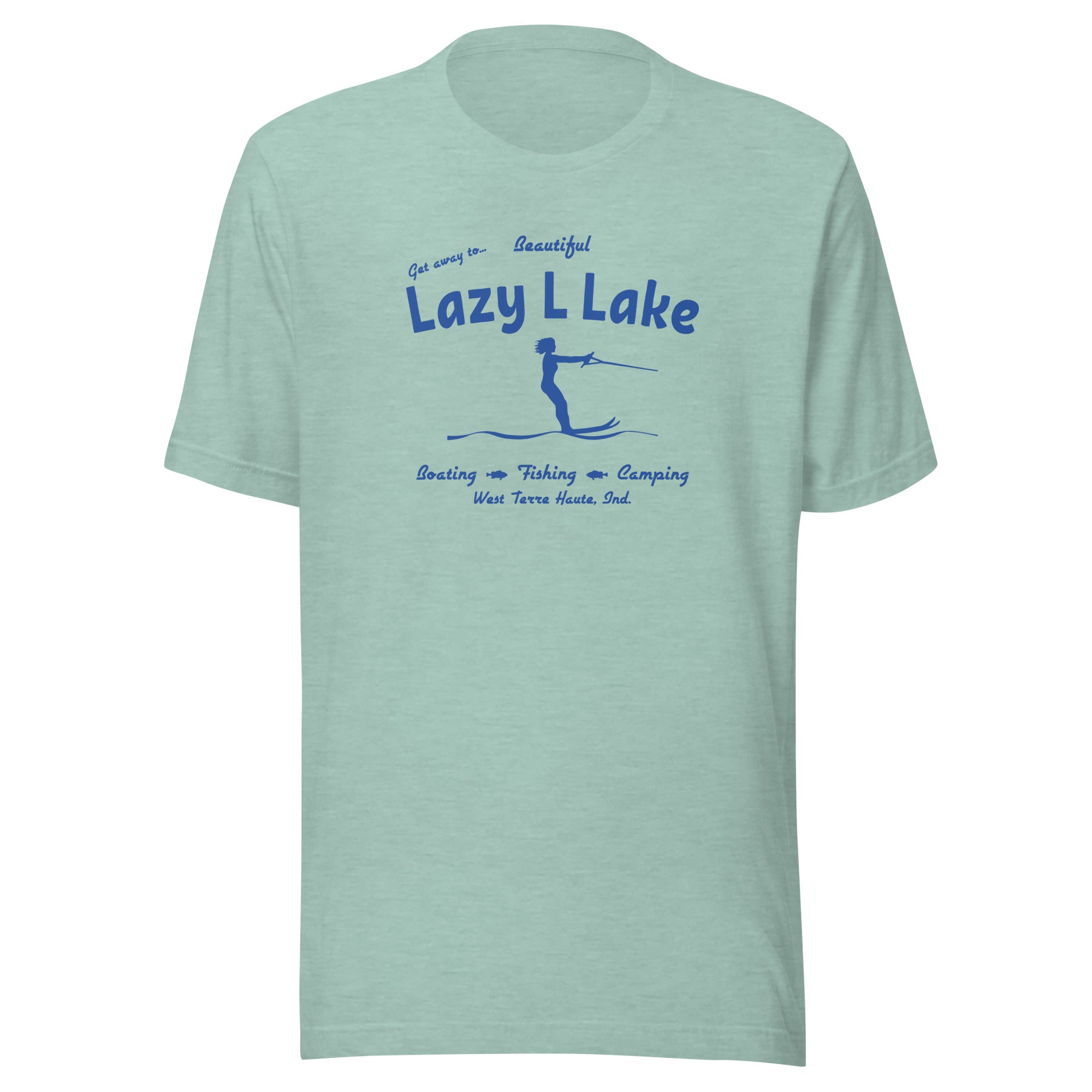 Lazy L Lake - West Terre Haute Indiana - Short-Sleeve Unisex T-Shirt - EdgyHaute