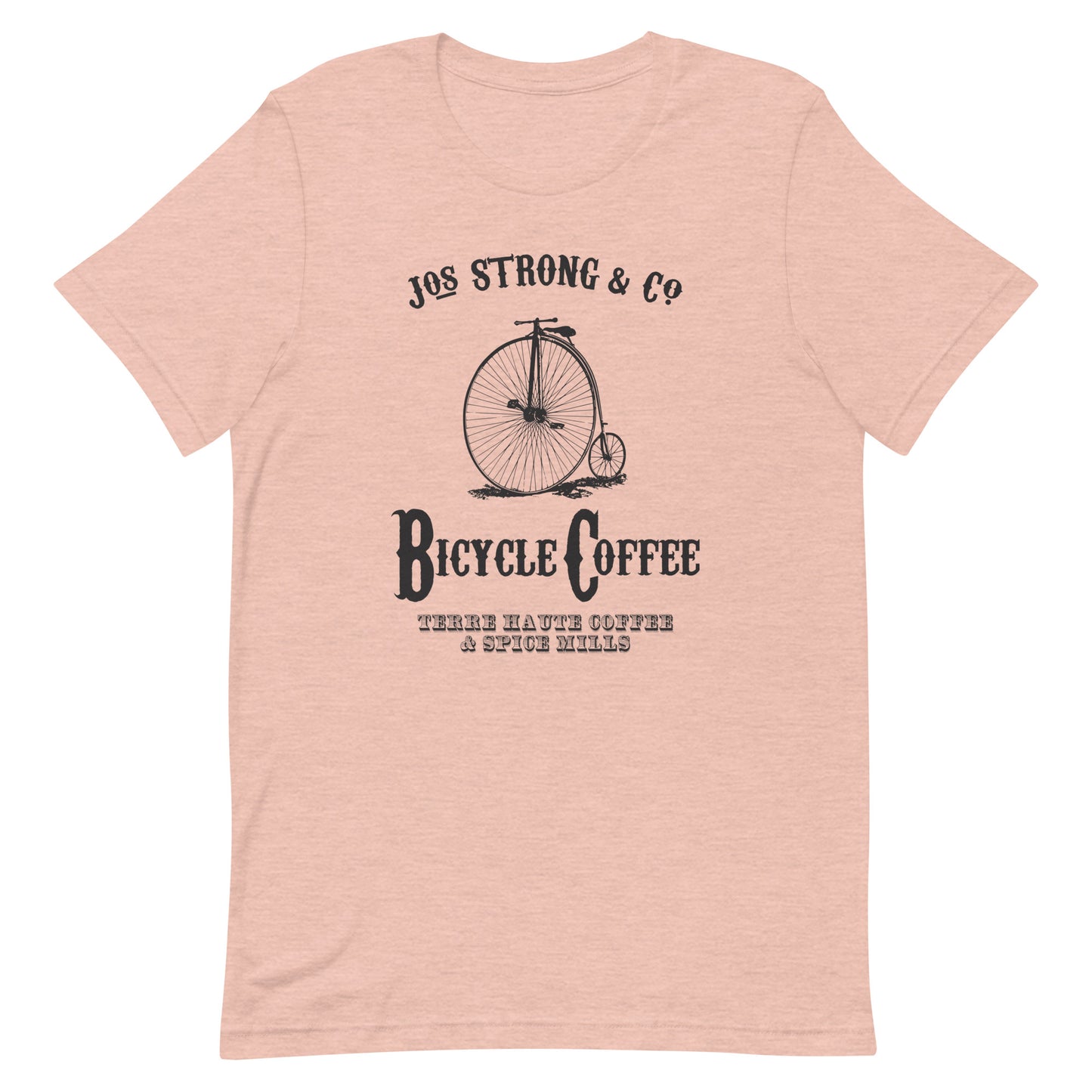 Bicycle Coffee - Terre Haute Indiana - Short-Sleeve Unisex T-Shirt - EdgyHaute