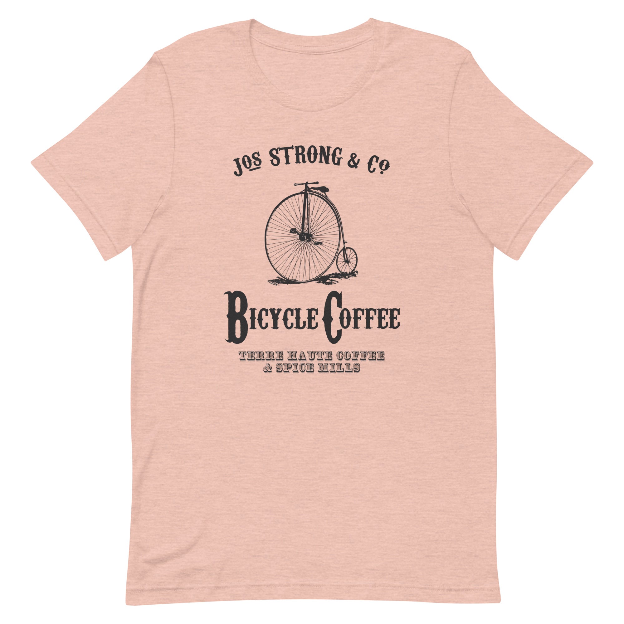 Bicycle Coffee - Terre Haute Indiana - Short-Sleeve Unisex T-Shirt - EdgyHaute