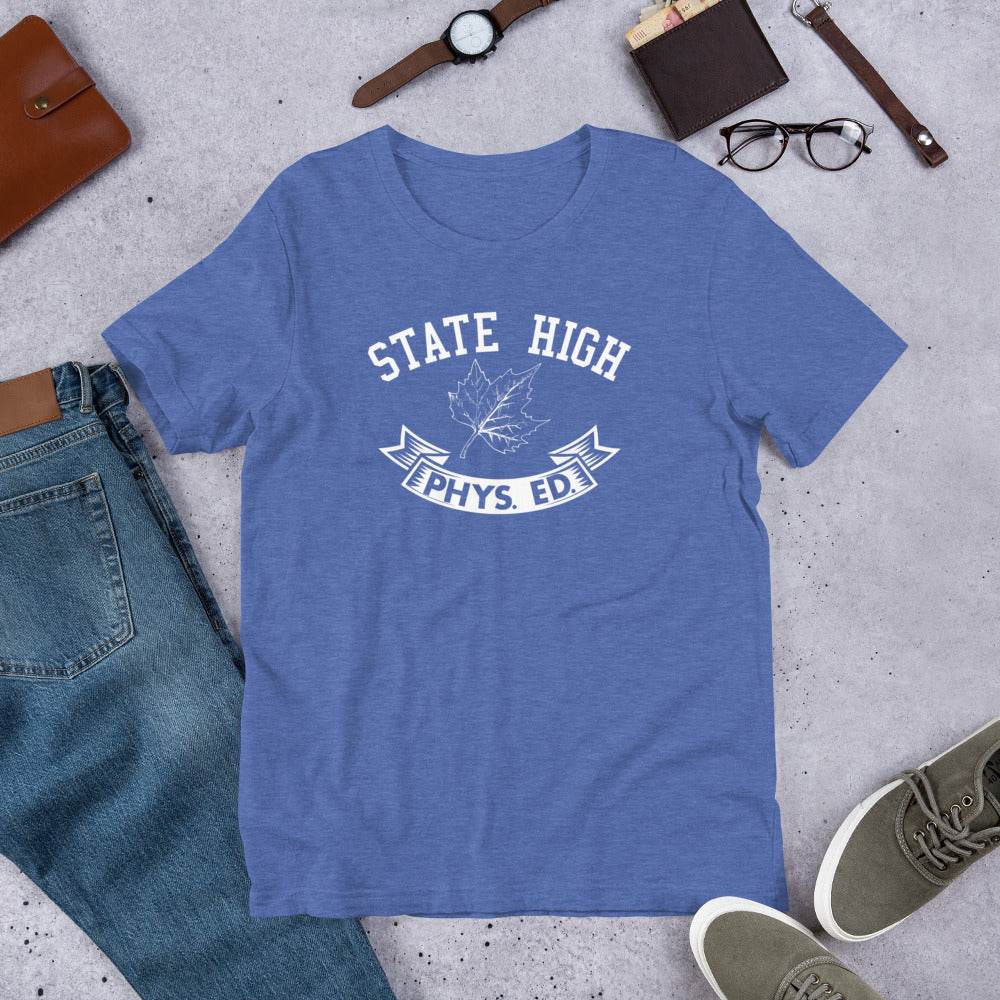 State High Sycamores (ISU Laboratory School) - Phys. Ed.  -  Unisex t-shirt - EdgyHaute