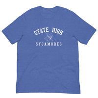 State High Sycamores (ISU Laboratory School) - Sycamores - Unisex t-shirt - EdgyHaute