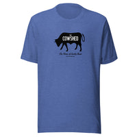 Cowshed Lounge (black/white) - Terre Haute Indiana - Short-Sleeve Unisex T-Shirt - EdgyHaute