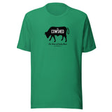 Cowshed Lounge (black/white) - Terre Haute Indiana - Short-Sleeve Unisex T-Shirt - EdgyHaute