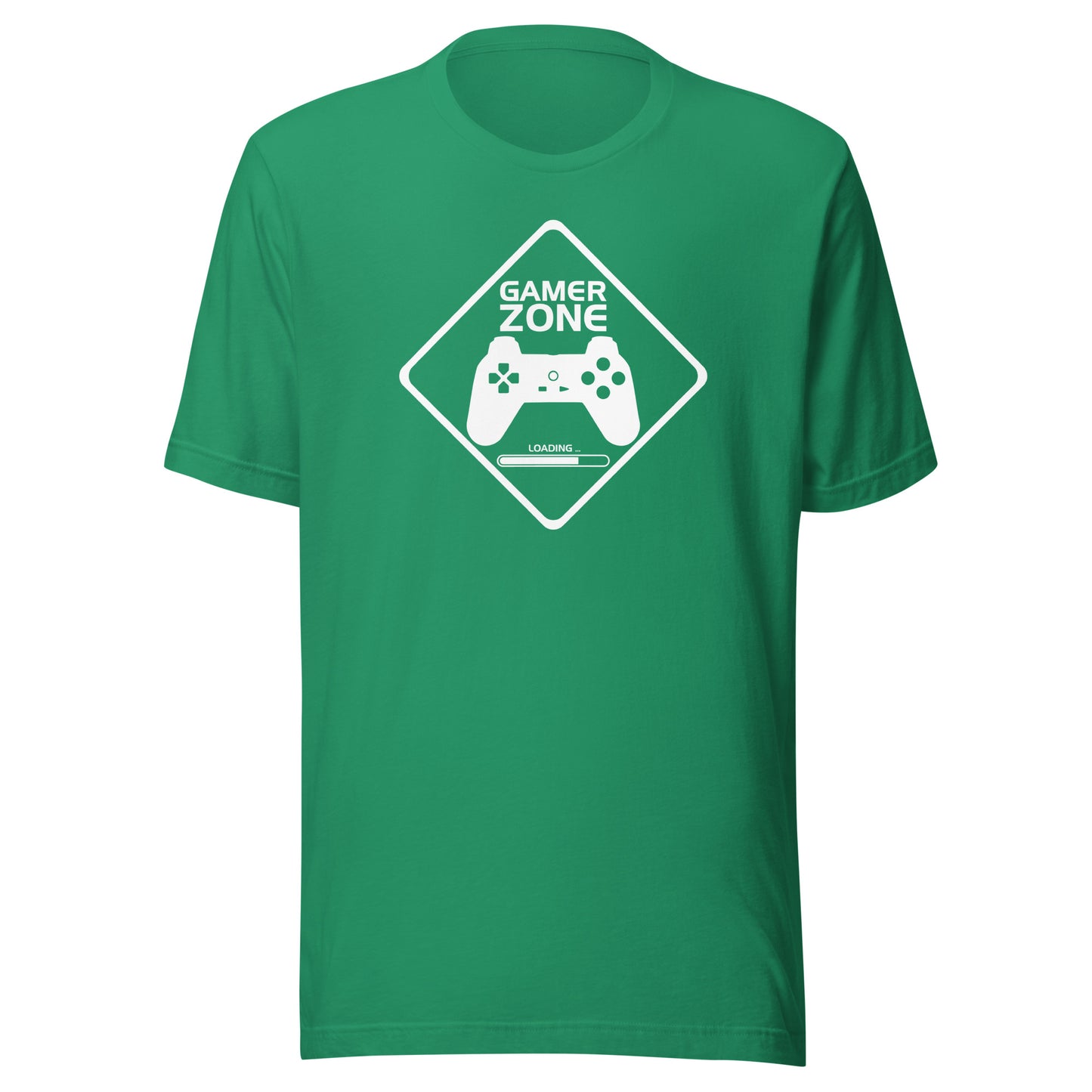 Gamer Zone (white) - Short-Sleeve Unisex T-Shirt - EdgyHaute