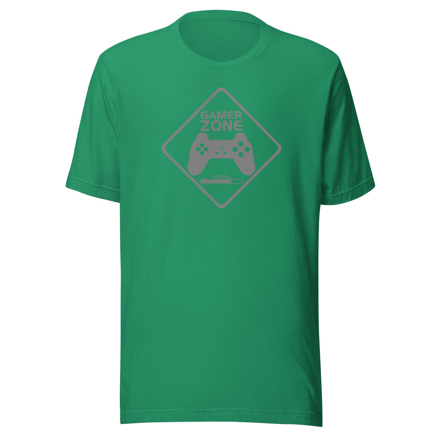 Gamer Zone (gray) - Short-Sleeve Unisex T-Shirt - EdgyHaute