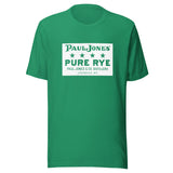 KY-Louisville-Paul Jones & Co. Distillers-Paul Jones Pure Rye Whiskey (white) - Short-Sleeve Unisex T-Shirt - EdgyHaute