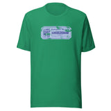 Never Wear Out / Ehrmann Manufacturing - garment label (color) - Terre Haute Indiana - Short-Sleeve Unisex T-Shirt - EdgyHaute