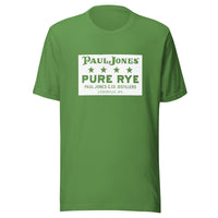 KY-Louisville-Paul Jones & Co. Distillers-Paul Jones Pure Rye Whiskey (white) - Short-Sleeve Unisex T-Shirt - EdgyHaute