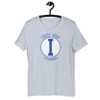 State High Sycamores (ISU Laboratory School) - center court design - Unisex t-shirt - EdgyHaute