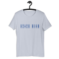 State High Sycamores (ISU Laboratory School) - faded text - Unisex t-shirt - EdgyHaute