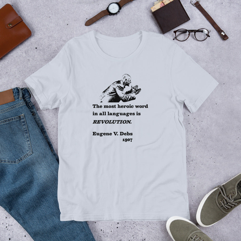 Eugene V. Debs - Design 4 (black) - Short-Sleeve Unisex T-Shirt - EdgyHaute