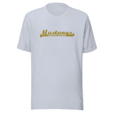 Fountain Central Jr/Sr HS Mustangs - Banner (gold) - Short-Sleeve Unisex T-Shirt - EdgyHaute
