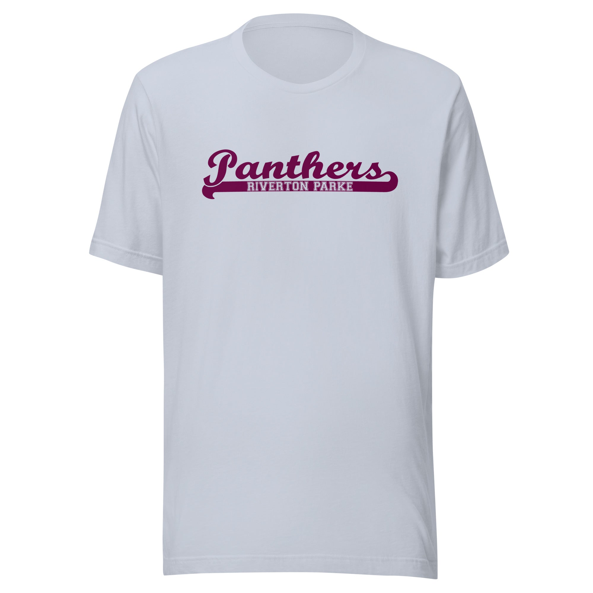Riverton Parke Jr./Sr. HS Panthers - Banner (maroon) - Short-Sleeve Unisex T-Shirt - EdgyHaute