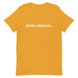 #ROLLINGCOAL - Design in White - Short-Sleeve Unisex T-Shirt - EdgyHaute