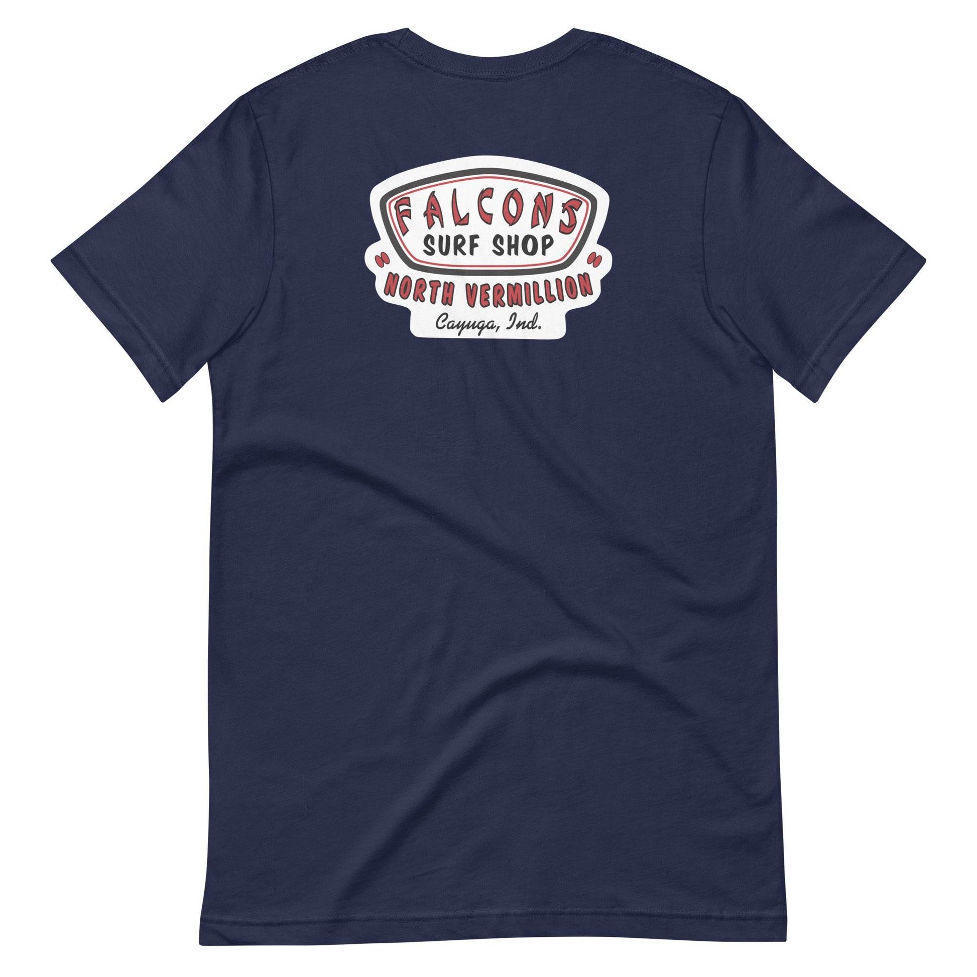 North Vermillion HS Falcons Surf Shop - Unisex t-shirt - EdgyHaute