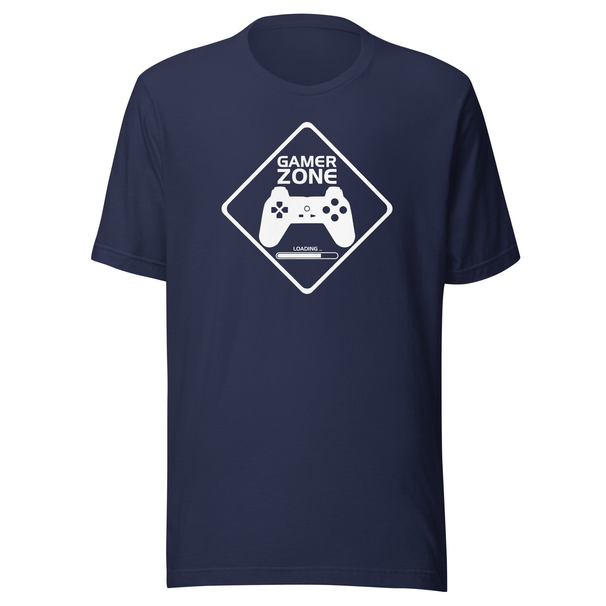 Gamer Zone (white) - Short-Sleeve Unisex T-Shirt - EdgyHaute