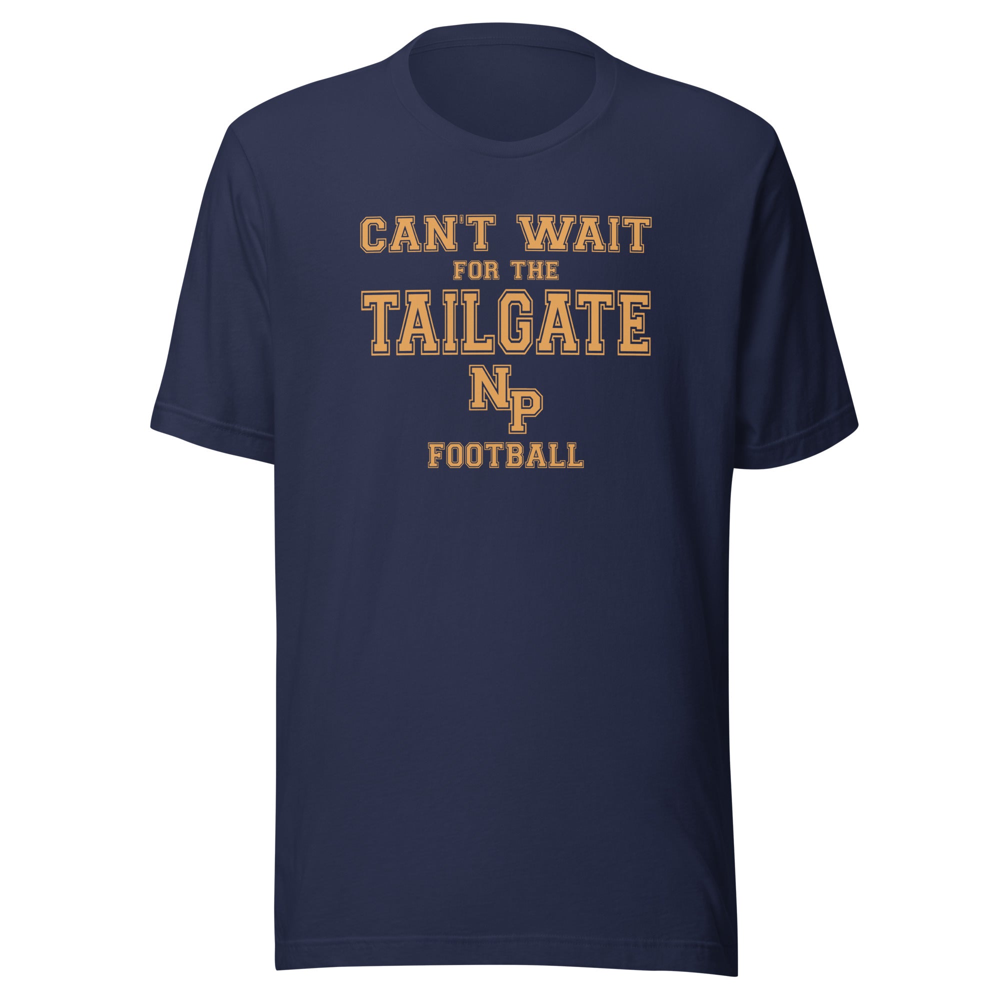 North Putnam HS Cougars - Tailgate (orange) - Short-Sleeve Unisex T-Shirt - EdgyHaute