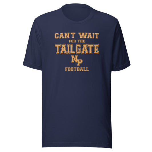 North Putnam HS Cougars - Tailgate (orange) - Short-Sleeve Unisex T-Shirt - EdgyHaute