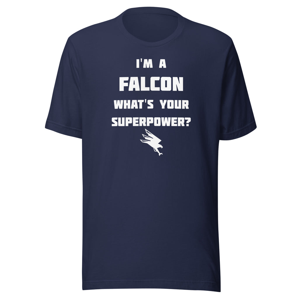 North Vermillion Jr/Sr HS Falcons - Superpower (white) - Short-Sleeve Unisex T-Shirt - EdgyHaute