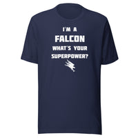 North Vermillion Jr/Sr HS Falcons - Superpower (white) - Short-Sleeve Unisex T-Shirt - EdgyHaute