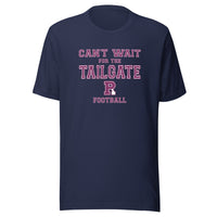 Riverton Parke Jr./Sr. HS Panthers - Tailgate (maroon/white) - Short-Sleeve Unisex T-Shirt - EdgyHaute