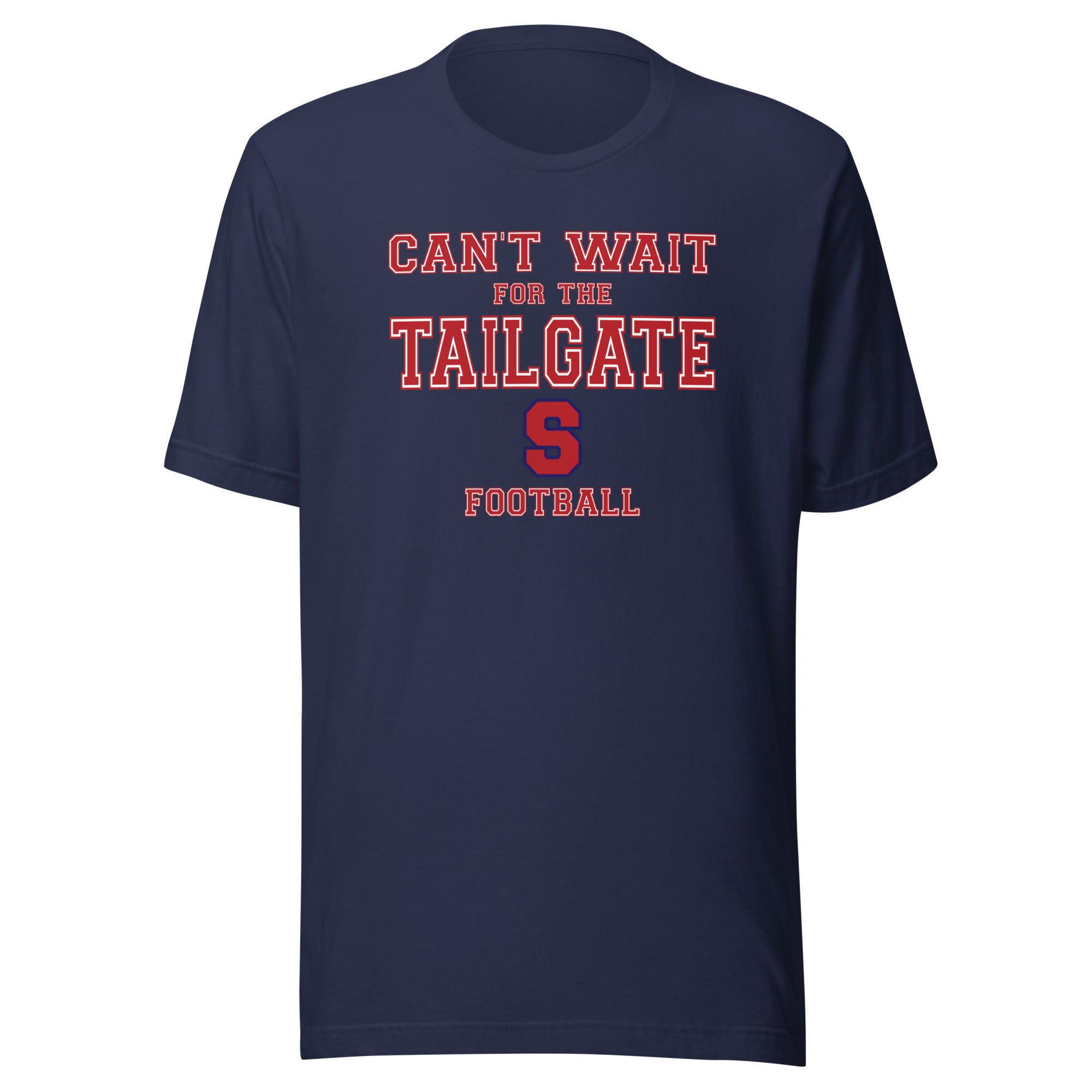 EdgyHaute Seeger Memorial Jr.-Sr. HS Patriots - Tailgate (Red/White/Blue) - Short-Sleeve Unisex T-Shirt Black / M