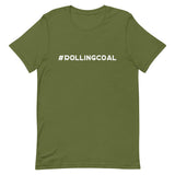 #ROLLINGCOAL - Design in White - Short-Sleeve Unisex T-Shirt - EdgyHaute