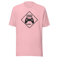 Gamer Zone (black) - Short-Sleeve Unisex T-Shirt - EdgyHaute