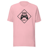 Gamer Zone (black) - Short-Sleeve Unisex T-Shirt - EdgyHaute