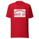 KY-Louisville-Old Kentucky Distillery-Kentucky Dew Whiskey (white) - Short-Sleeve Unisex T-Shirt - EdgyHaute