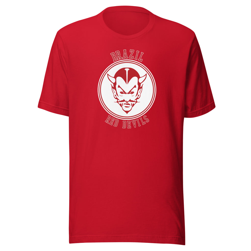 Brazil HS Red Devils - Center court design - Unisex t-shirt - EdgyHaute