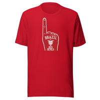Brazil HS Red Devils - Foam Finger - Unisex t-shirt - EdgyHaute
