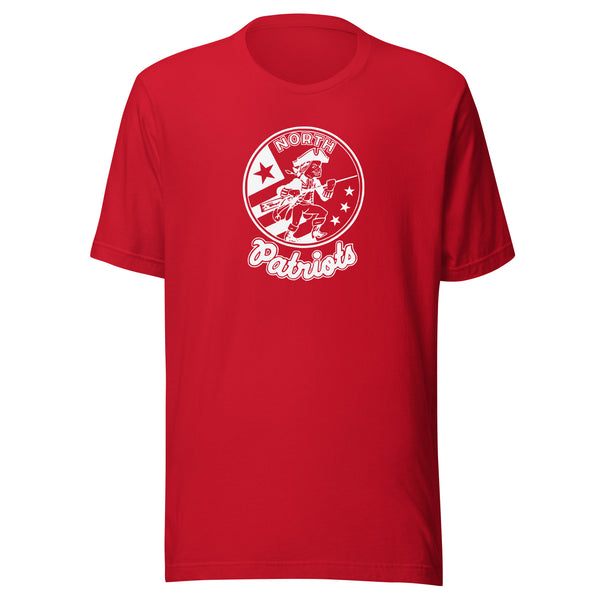 Red Old School Patriot T-Shirt