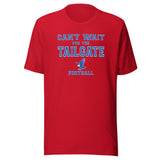 South Putnam MS/HS Eagles - Tailgate (blue/white/red) - Short-Sleeve Unisex T-Shirt - EdgyHaute