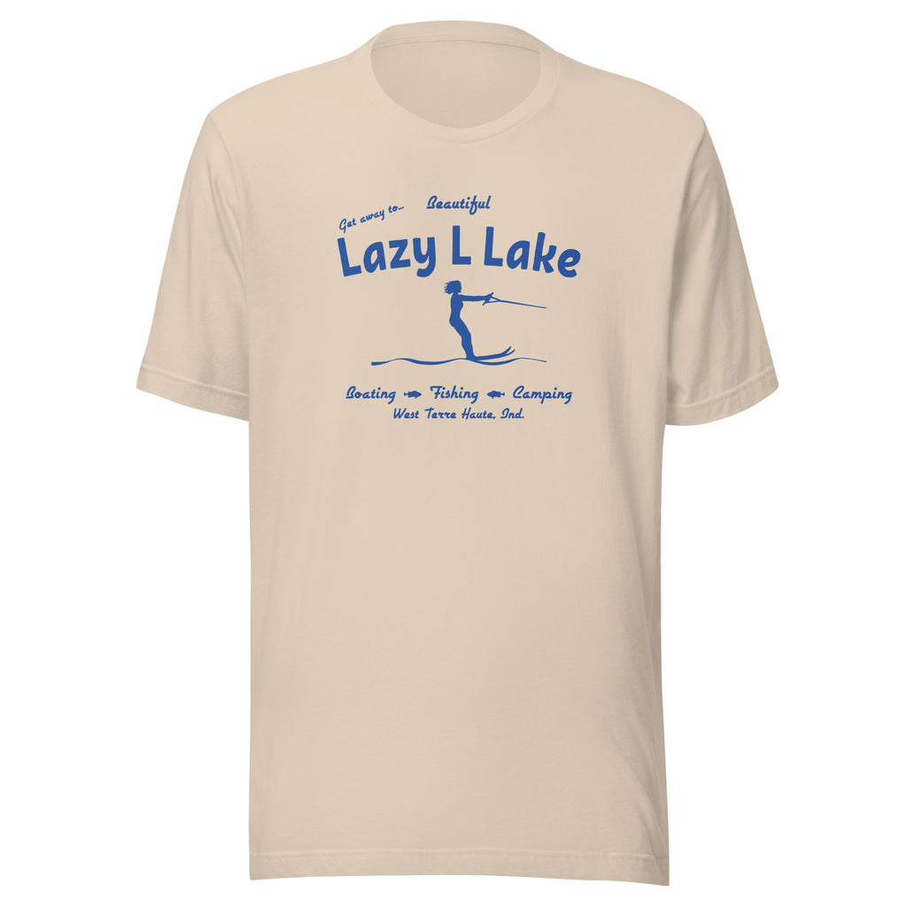 Lazy L Lake - West Terre Haute Indiana - Short-Sleeve Unisex T-Shirt - EdgyHaute