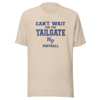 North Putnam HS Cougars - Tailgate (blue/orange/white) - Short-Sleeve Unisex T-Shirt - EdgyHaute