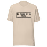 PA-Pittsburgh-Thompson Distilling-Sam Thompson Pure Rye Whiskey (black) - Short-Sleeve Unisex T-Shirt - EdgyHaute