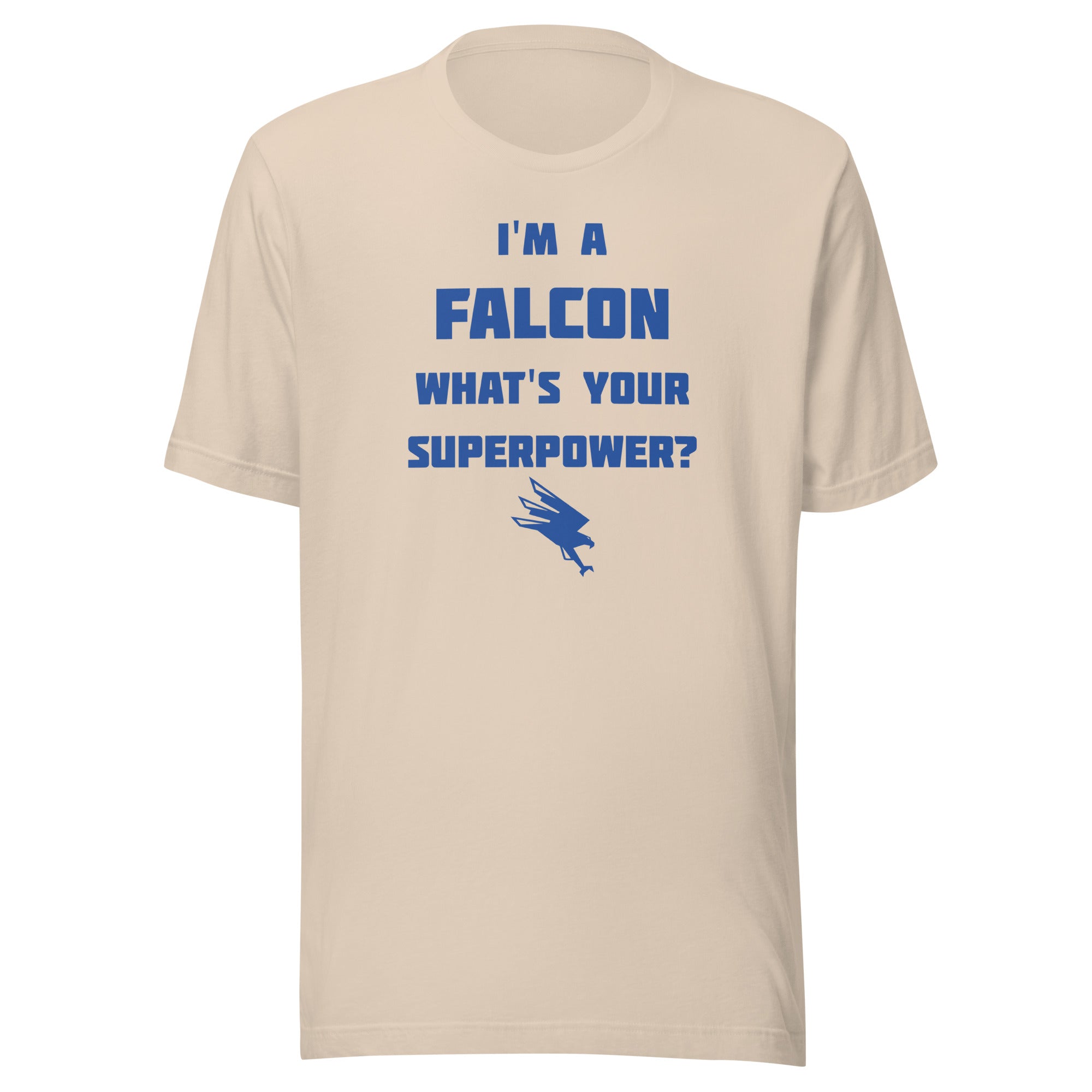 North Vermillion Jr/Sr HS Falcons - Superpower (blue) - Short-Sleeve Unisex T-Shirt - EdgyHaute