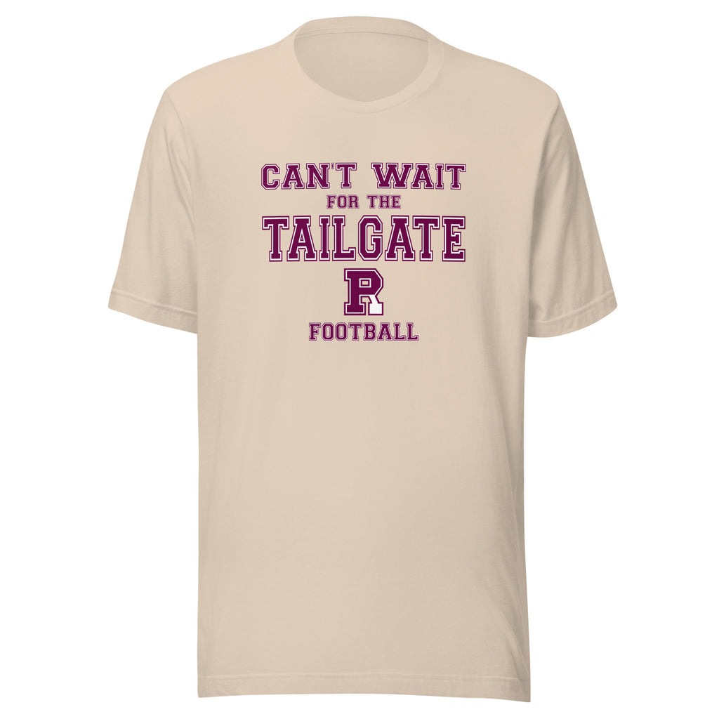 Riverton Parke Jr./Sr. HS Panthers - Tailgate (maroon/white) - Short-Sleeve Unisex T-Shirt - EdgyHaute