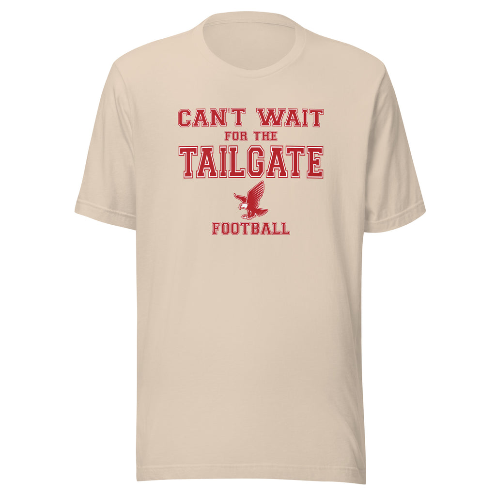 South Putnam MS/HS Eagles - Tailgate (red/white) - Short-Sleeve Unisex T-Shirt - EdgyHaute