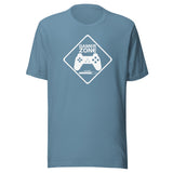 Gamer Zone (white) - Short-Sleeve Unisex T-Shirt - EdgyHaute