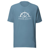 Port of Terre Haute - wheel (white) - Terre Haute Indiana - Short-Sleeve Unisex T-Shirt - EdgyHaute