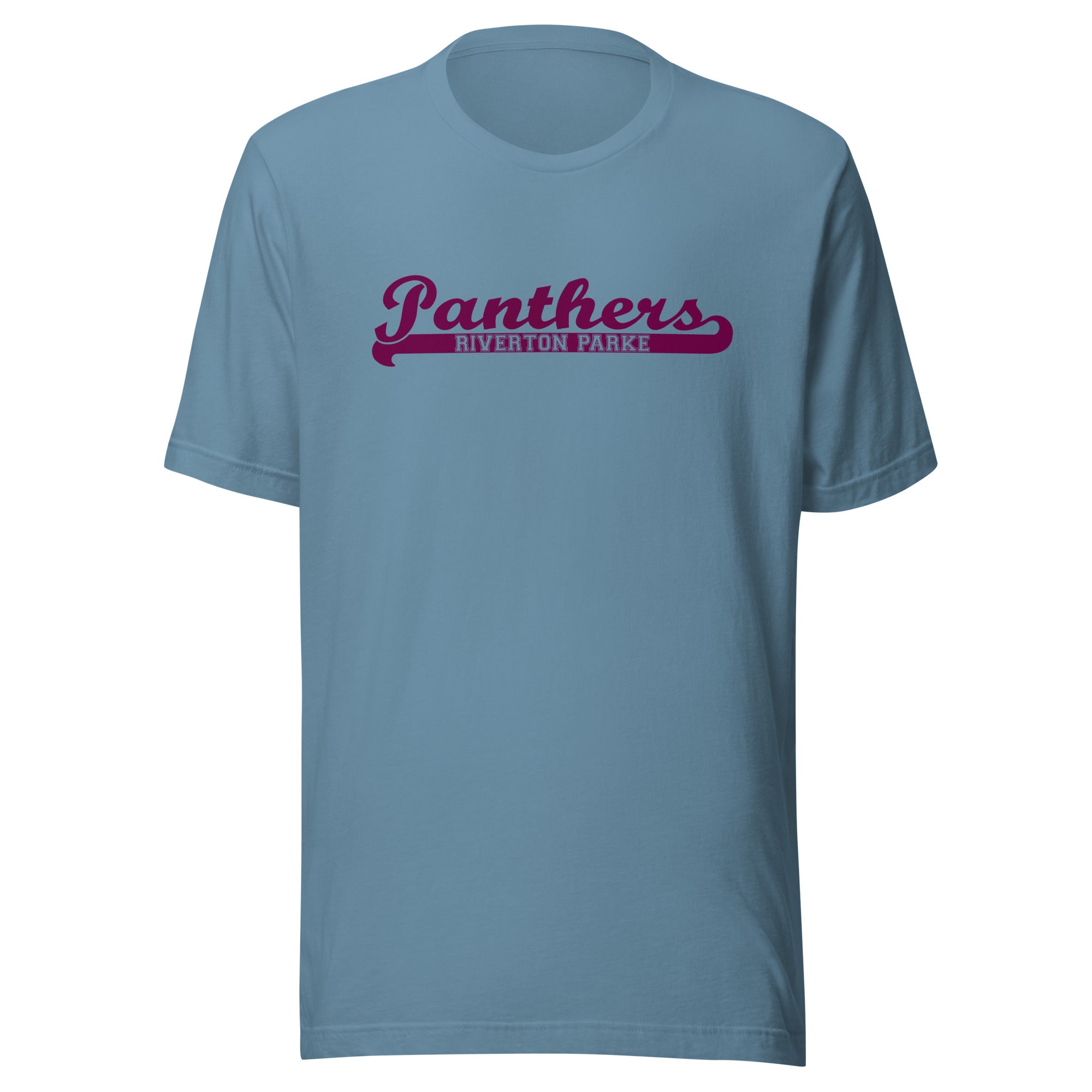 Riverton Parke Jr./Sr. HS Panthers - Banner (maroon) - Short-Sleeve Unisex T-Shirt - EdgyHaute